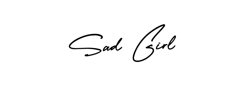 This is the best signature style for the Sad Girl name. Also you like these signature font (AmerikaSignatureDemo-Regular). Mix name signature. Sad Girl signature style 3 images and pictures png