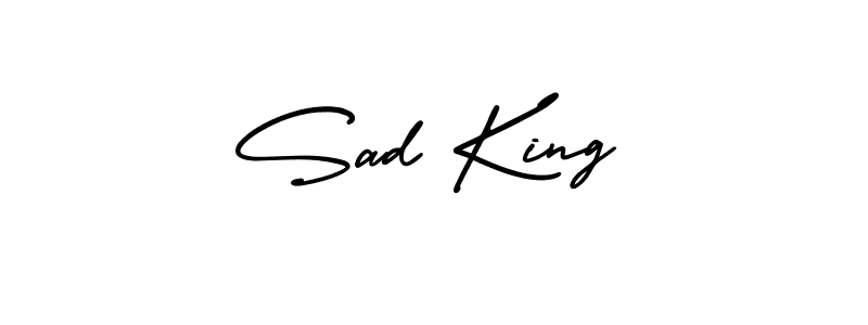 Make a beautiful signature design for name Sad King. Use this online signature maker to create a handwritten signature for free. Sad King signature style 3 images and pictures png