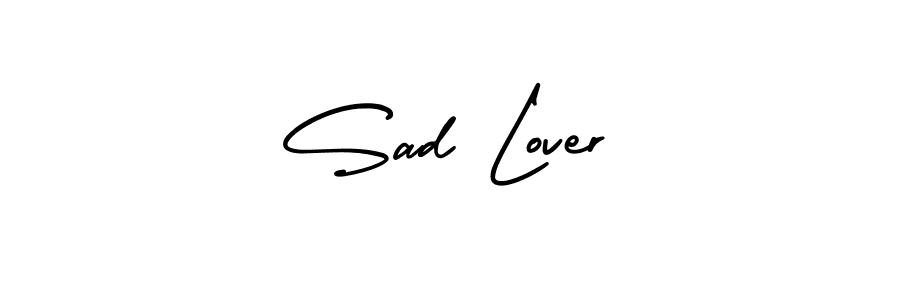 Best and Professional Signature Style for Sad Lover. AmerikaSignatureDemo-Regular Best Signature Style Collection. Sad Lover signature style 3 images and pictures png