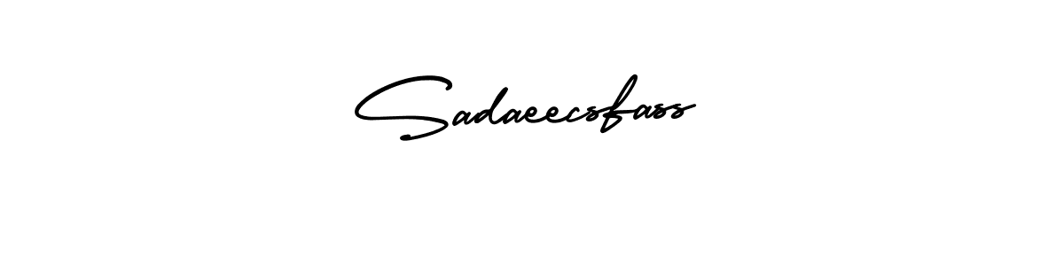 Make a beautiful signature design for name Sadaeecsfass. With this signature (AmerikaSignatureDemo-Regular) style, you can create a handwritten signature for free. Sadaeecsfass signature style 3 images and pictures png