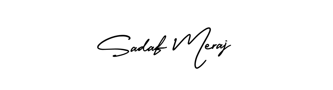 Also we have Sadaf Meraj name is the best signature style. Create professional handwritten signature collection using AmerikaSignatureDemo-Regular autograph style. Sadaf Meraj signature style 3 images and pictures png