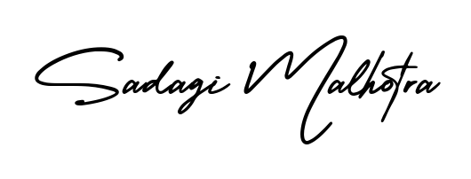 Upgrade your professional image with Sadagi Malhotra signature created with AmerikaSignatureDemo-Regular font. Fast, free, and watermark-free download. Sadagi Malhotra signature style 3 images and pictures png