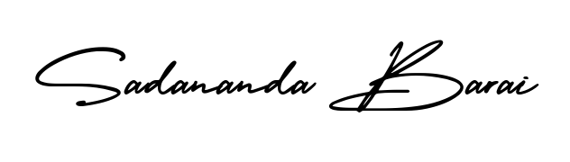 Discover the perfect balance of readability and style for Sadananda Barai with AmerikaSignatureDemo-Regular font. Create your dream signature today. Sadananda Barai signature style 3 images and pictures png