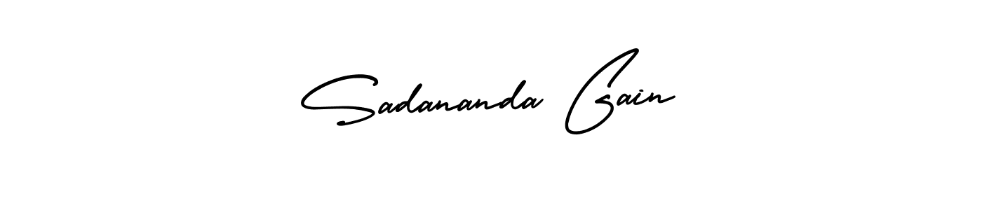 You can use this online signature creator to create a handwritten signature for the name Sadananda Gain. This is the best online autograph maker. Sadananda Gain signature style 3 images and pictures png