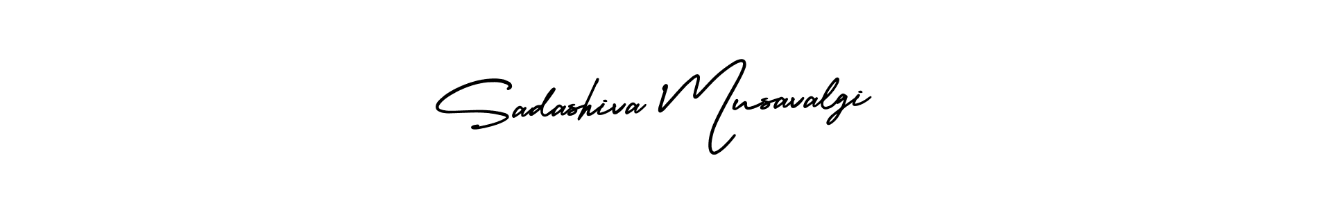 It looks lik you need a new signature style for name Sadashiva Musavalgi. Design unique handwritten (AmerikaSignatureDemo-Regular) signature with our free signature maker in just a few clicks. Sadashiva Musavalgi signature style 3 images and pictures png