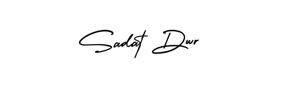 Make a beautiful signature design for name Sadat Dwr. With this signature (AmerikaSignatureDemo-Regular) style, you can create a handwritten signature for free. Sadat Dwr signature style 3 images and pictures png