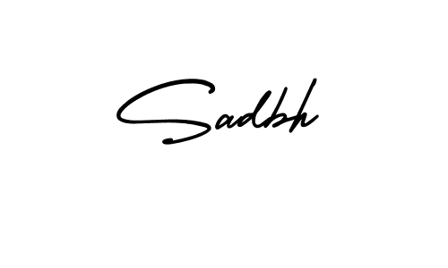 This is the best signature style for the Sadbh name. Also you like these signature font (AmerikaSignatureDemo-Regular). Mix name signature. Sadbh signature style 3 images and pictures png