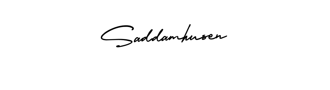 Also You can easily find your signature by using the search form. We will create Saddamhusen name handwritten signature images for you free of cost using AmerikaSignatureDemo-Regular sign style. Saddamhusen signature style 3 images and pictures png