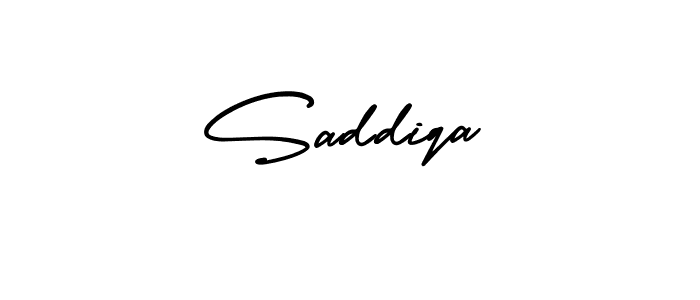 You should practise on your own different ways (AmerikaSignatureDemo-Regular) to write your name (Saddiqa) in signature. don't let someone else do it for you. Saddiqa signature style 3 images and pictures png