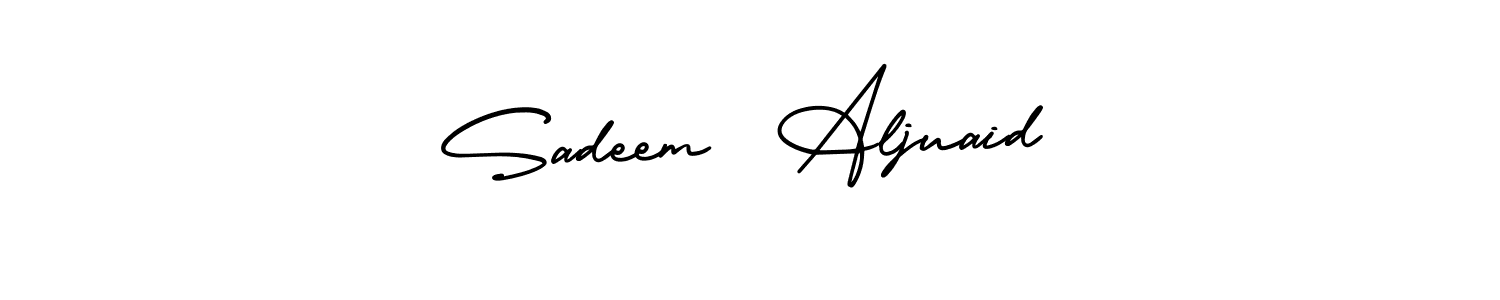 You can use this online signature creator to create a handwritten signature for the name Sadeem  Aljuaid. This is the best online autograph maker. Sadeem  Aljuaid signature style 3 images and pictures png