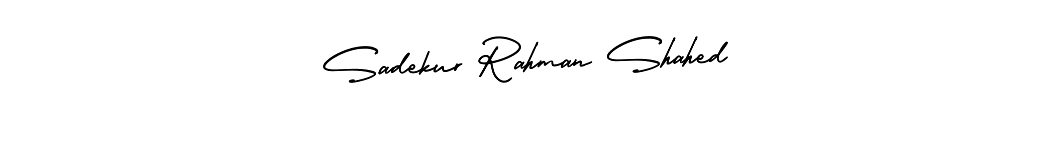 Also You can easily find your signature by using the search form. We will create Sadekur Rahman Shahed name handwritten signature images for you free of cost using AmerikaSignatureDemo-Regular sign style. Sadekur Rahman Shahed signature style 3 images and pictures png