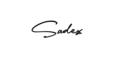 Create a beautiful signature design for name Sadex. With this signature (AmerikaSignatureDemo-Regular) fonts, you can make a handwritten signature for free. Sadex signature style 3 images and pictures png