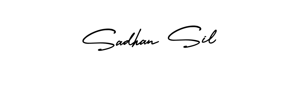 See photos of Sadhan Sil official signature by Spectra . Check more albums & portfolios. Read reviews & check more about AmerikaSignatureDemo-Regular font. Sadhan Sil signature style 3 images and pictures png