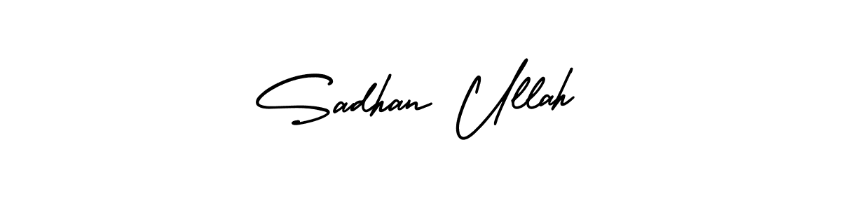 Also we have Sadhan Ullah name is the best signature style. Create professional handwritten signature collection using AmerikaSignatureDemo-Regular autograph style. Sadhan Ullah signature style 3 images and pictures png