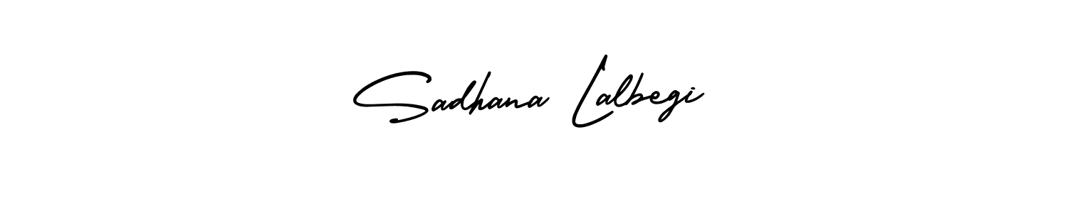 Make a short Sadhana Lalbegi signature style. Manage your documents anywhere anytime using AmerikaSignatureDemo-Regular. Create and add eSignatures, submit forms, share and send files easily. Sadhana Lalbegi signature style 3 images and pictures png