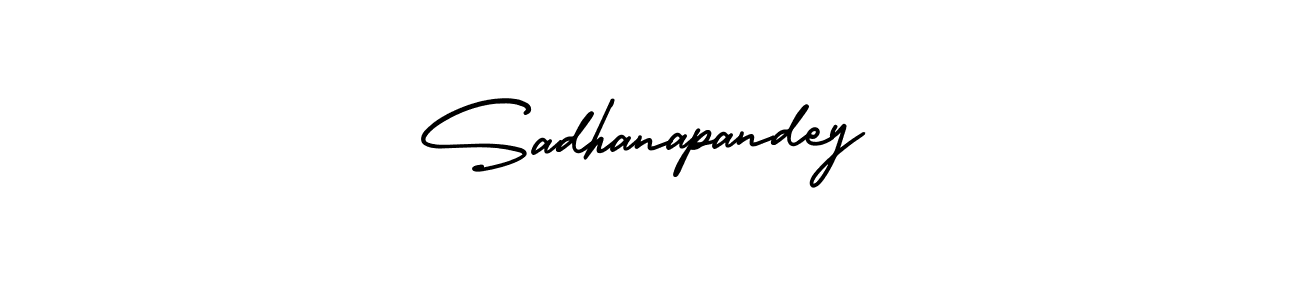 It looks lik you need a new signature style for name Sadhanapandey. Design unique handwritten (AmerikaSignatureDemo-Regular) signature with our free signature maker in just a few clicks. Sadhanapandey signature style 3 images and pictures png