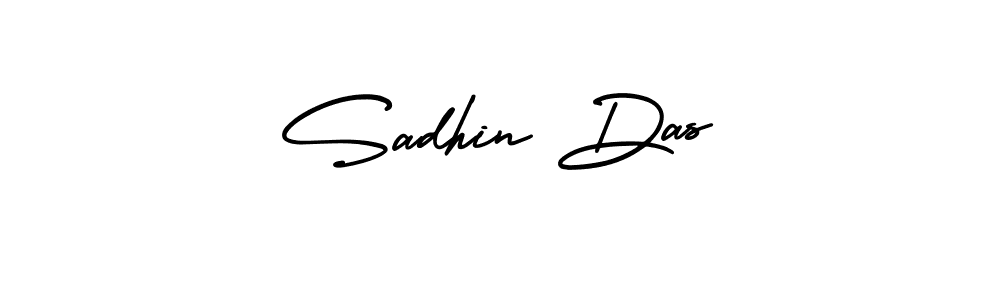 It looks lik you need a new signature style for name Sadhin Das. Design unique handwritten (AmerikaSignatureDemo-Regular) signature with our free signature maker in just a few clicks. Sadhin Das signature style 3 images and pictures png