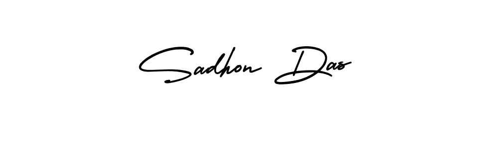 It looks lik you need a new signature style for name Sadhon Das. Design unique handwritten (AmerikaSignatureDemo-Regular) signature with our free signature maker in just a few clicks. Sadhon Das signature style 3 images and pictures png