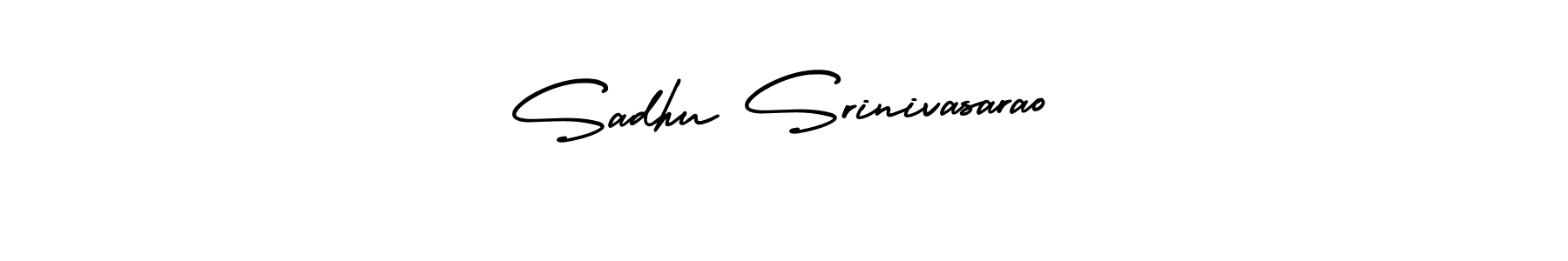 AmerikaSignatureDemo-Regular is a professional signature style that is perfect for those who want to add a touch of class to their signature. It is also a great choice for those who want to make their signature more unique. Get Sadhu Srinivasarao name to fancy signature for free. Sadhu Srinivasarao signature style 3 images and pictures png