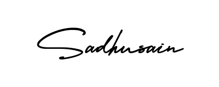 Generate high-definition signature styles for Sadhusain. The AmerikaSignatureDemo-Regular typeface ensures crisp legibility and sophisticated design. Sadhusain signature style 3 images and pictures png