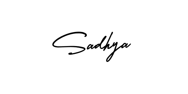 Design your own signature with our free online signature maker. With this signature software, you can create a handwritten (AmerikaSignatureDemo-Regular) signature for name Sadhya. Sadhya signature style 3 images and pictures png