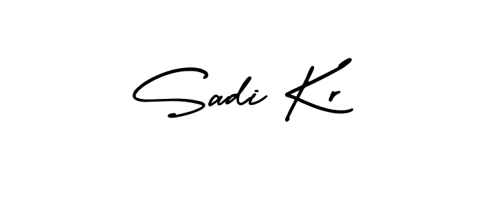 Also we have Sadi Kr name is the best signature style. Create professional handwritten signature collection using AmerikaSignatureDemo-Regular autograph style. Sadi Kr signature style 3 images and pictures png