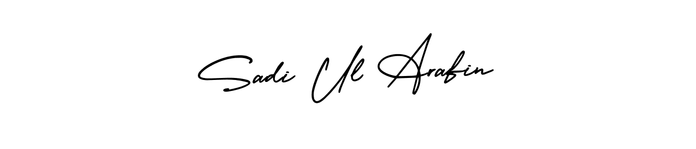 It looks lik you need a new signature style for name Sadi Ul Arafin. Design unique handwritten (AmerikaSignatureDemo-Regular) signature with our free signature maker in just a few clicks. Sadi Ul Arafin signature style 3 images and pictures png