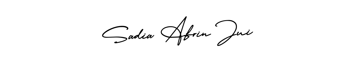 Make a beautiful signature design for name Sadia Afrin Jui. Use this online signature maker to create a handwritten signature for free. Sadia Afrin Jui signature style 3 images and pictures png