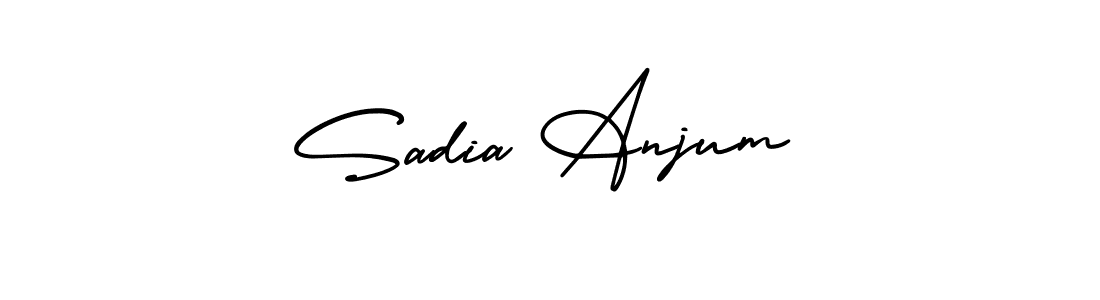 Here are the top 10 professional signature styles for the name Sadia Anjum. These are the best autograph styles you can use for your name. Sadia Anjum signature style 3 images and pictures png