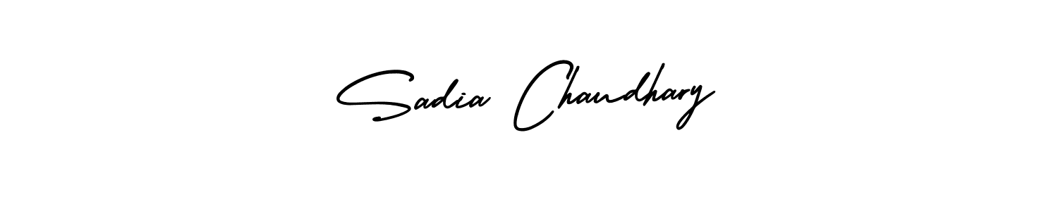 Similarly AmerikaSignatureDemo-Regular is the best handwritten signature design. Signature creator online .You can use it as an online autograph creator for name Sadia Chaudhary. Sadia Chaudhary signature style 3 images and pictures png