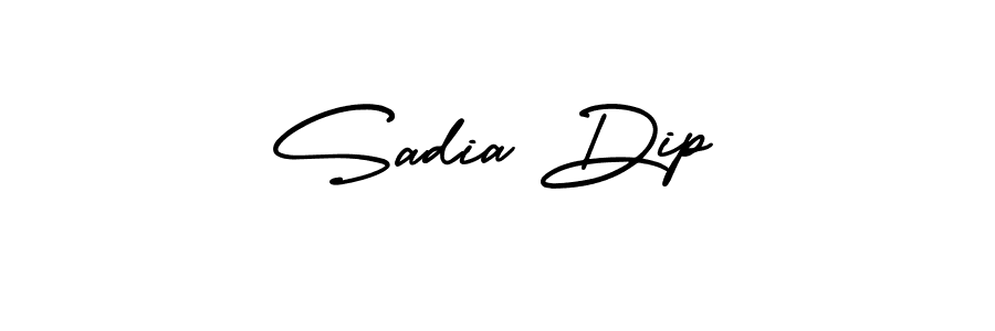 You can use this online signature creator to create a handwritten signature for the name Sadia Dip. This is the best online autograph maker. Sadia Dip signature style 3 images and pictures png