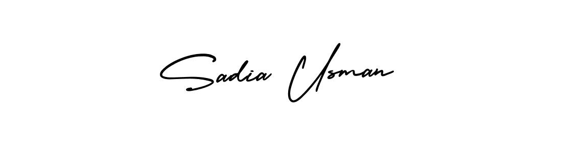 Best and Professional Signature Style for Sadia Usman. AmerikaSignatureDemo-Regular Best Signature Style Collection. Sadia Usman signature style 3 images and pictures png