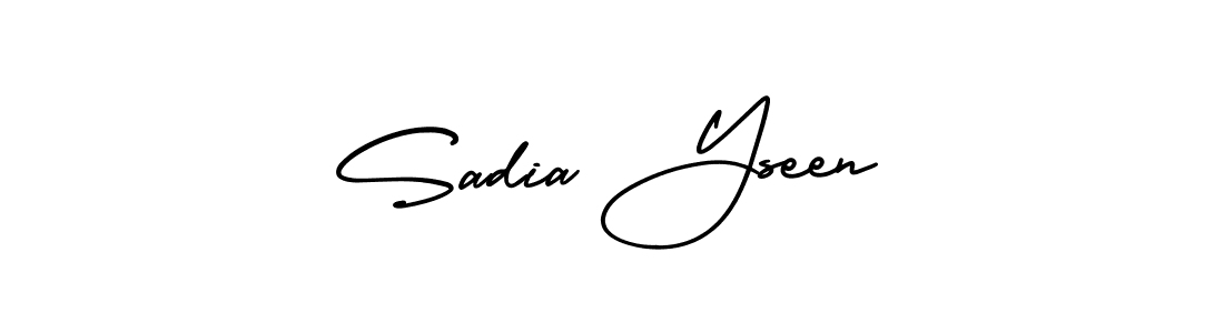 Check out images of Autograph of Sadia Yseen name. Actor Sadia Yseen Signature Style. AmerikaSignatureDemo-Regular is a professional sign style online. Sadia Yseen signature style 3 images and pictures png