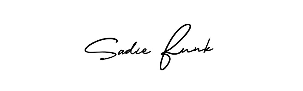 How to Draw Sadie Funk signature style? AmerikaSignatureDemo-Regular is a latest design signature styles for name Sadie Funk. Sadie Funk signature style 3 images and pictures png