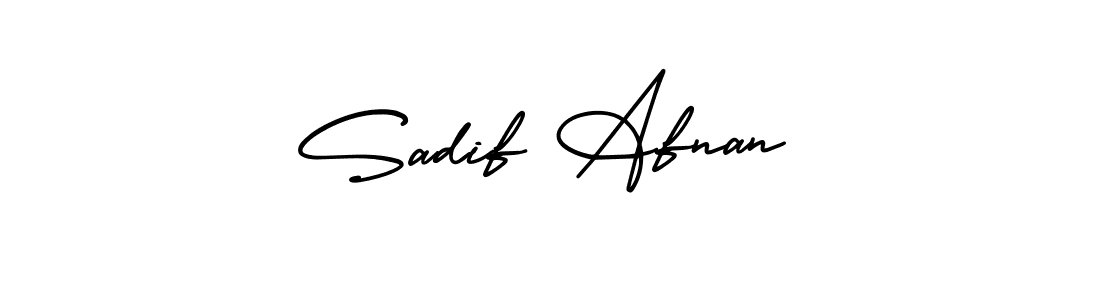 Also we have Sadif Afnan name is the best signature style. Create professional handwritten signature collection using AmerikaSignatureDemo-Regular autograph style. Sadif Afnan signature style 3 images and pictures png