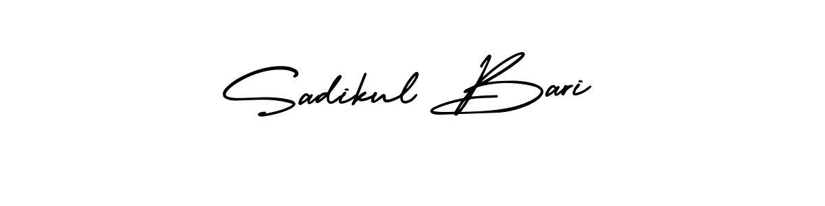 Make a short Sadikul Bari signature style. Manage your documents anywhere anytime using AmerikaSignatureDemo-Regular. Create and add eSignatures, submit forms, share and send files easily. Sadikul Bari signature style 3 images and pictures png