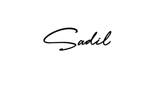 Best and Professional Signature Style for Sadil. AmerikaSignatureDemo-Regular Best Signature Style Collection. Sadil signature style 3 images and pictures png