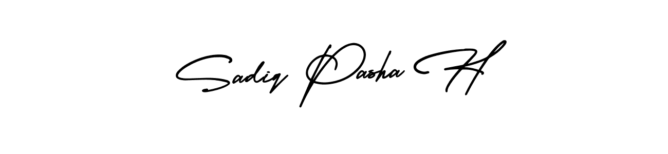 Best and Professional Signature Style for Sadiq Pasha H. AmerikaSignatureDemo-Regular Best Signature Style Collection. Sadiq Pasha H signature style 3 images and pictures png