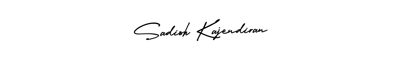 Sadish Kajendiran stylish signature style. Best Handwritten Sign (AmerikaSignatureDemo-Regular) for my name. Handwritten Signature Collection Ideas for my name Sadish Kajendiran. Sadish Kajendiran signature style 3 images and pictures png