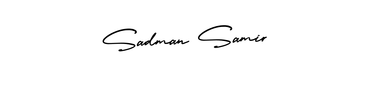 Once you've used our free online signature maker to create your best signature AmerikaSignatureDemo-Regular style, it's time to enjoy all of the benefits that Sadman Samir name signing documents. Sadman Samir signature style 3 images and pictures png