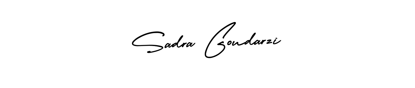 Design your own signature with our free online signature maker. With this signature software, you can create a handwritten (AmerikaSignatureDemo-Regular) signature for name Sadra Goudarzi. Sadra Goudarzi signature style 3 images and pictures png