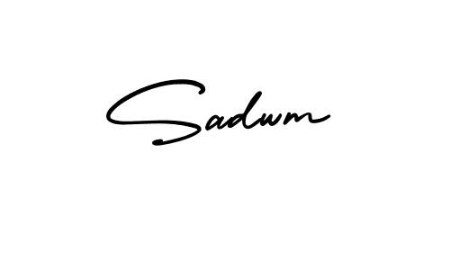 Also You can easily find your signature by using the search form. We will create Sadwm name handwritten signature images for you free of cost using AmerikaSignatureDemo-Regular sign style. Sadwm signature style 3 images and pictures png