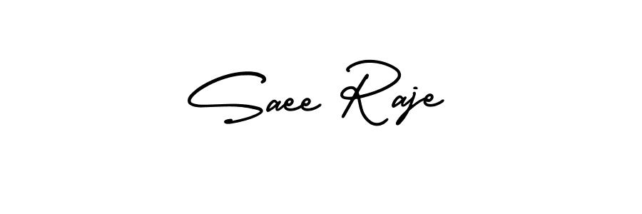 Saee Raje stylish signature style. Best Handwritten Sign (AmerikaSignatureDemo-Regular) for my name. Handwritten Signature Collection Ideas for my name Saee Raje. Saee Raje signature style 3 images and pictures png