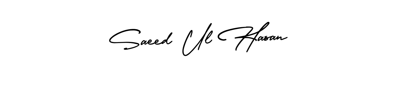 Also we have Saeed Ul Hasan name is the best signature style. Create professional handwritten signature collection using AmerikaSignatureDemo-Regular autograph style. Saeed Ul Hasan signature style 3 images and pictures png