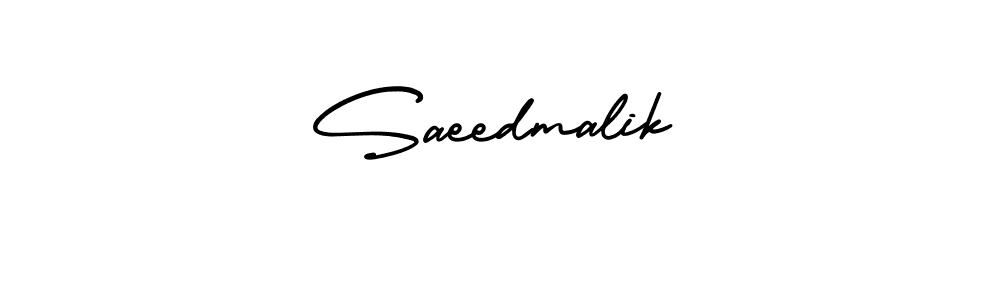 Make a beautiful signature design for name Saeedmalik. Use this online signature maker to create a handwritten signature for free. Saeedmalik signature style 3 images and pictures png