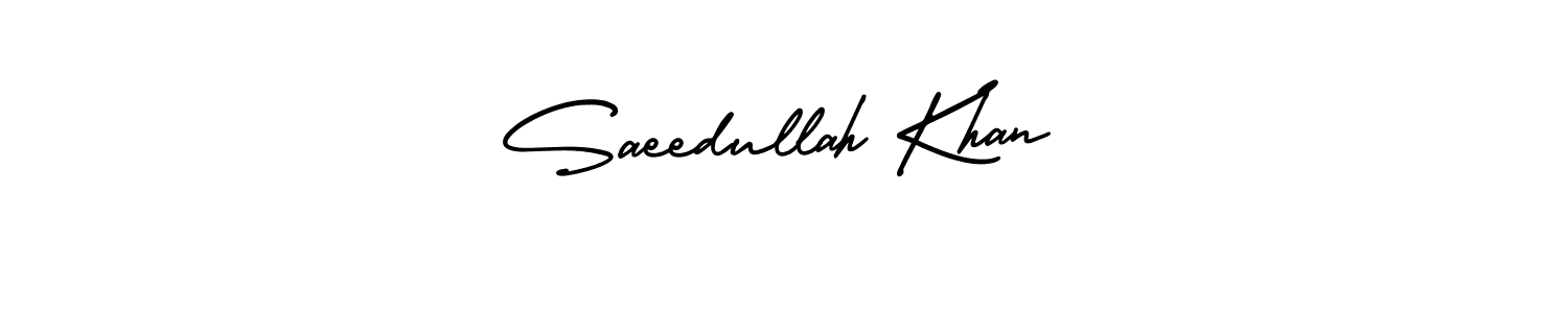 if you are searching for the best signature style for your name Saeedullah Khan. so please give up your signature search. here we have designed multiple signature styles  using AmerikaSignatureDemo-Regular. Saeedullah Khan signature style 3 images and pictures png