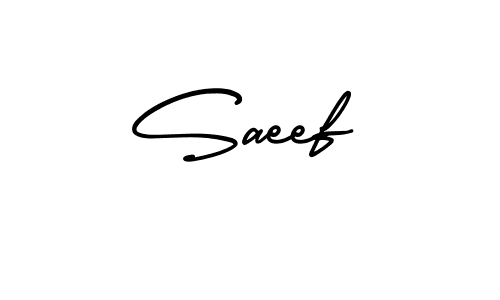 Create a beautiful signature design for name Saeef. With this signature (AmerikaSignatureDemo-Regular) fonts, you can make a handwritten signature for free. Saeef signature style 3 images and pictures png