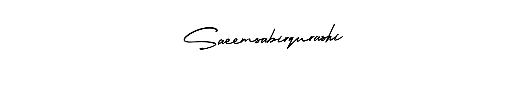 AmerikaSignatureDemo-Regular is a professional signature style that is perfect for those who want to add a touch of class to their signature. It is also a great choice for those who want to make their signature more unique. Get Saeemsabirqurashi name to fancy signature for free. Saeemsabirqurashi signature style 3 images and pictures png