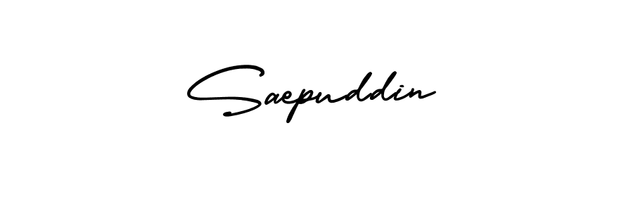 How to make Saepuddin signature? AmerikaSignatureDemo-Regular is a professional autograph style. Create handwritten signature for Saepuddin name. Saepuddin signature style 3 images and pictures png