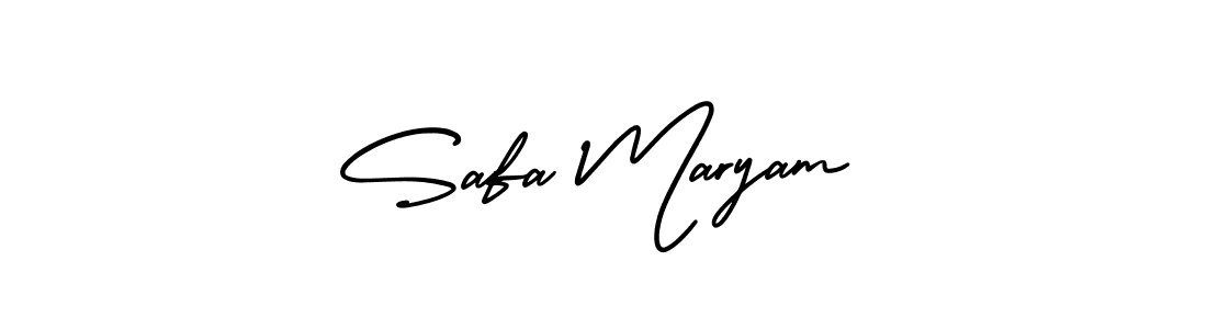 Also we have Safa Maryam name is the best signature style. Create professional handwritten signature collection using AmerikaSignatureDemo-Regular autograph style. Safa Maryam signature style 3 images and pictures png